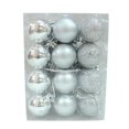 thumbnail image 1 of Affordable Rates，24Pcs 3cm Plastic Christmas Tree Balls Baubles Home Party Hanging Ornaments, 1 of 5