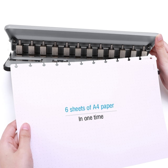 Mushroom Punching Tool, Mushroom Hole Puncher Hole Puncher, Multi-function Adjustable For A4/B5/A5/A7 Paper Newspapers