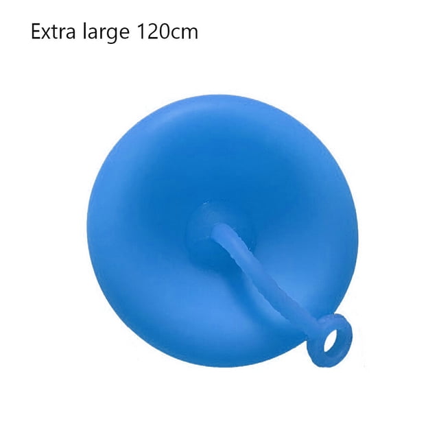Ball Bubble Balloon Water Filling Toy Party Prop Sweet Gift Sweet Gift Entertainment Inflatable Interesting Thickened Design Funny Blue 130cm