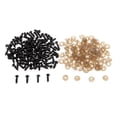 thumbnail image 3 of jifeng 200Pcs Plastic Screw Eyes For Bear DIY Toy Repair Accessory 7mm 9mm, 3 of 9