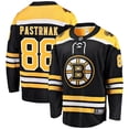 thumbnail image 1 of David Pastrnak Boston Bruins NHL Fanatics Breakaway Home Jersey, Medium, 1 of 2