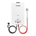 thumbnail image 1 of Camplux 2.64 GPM Outdoor Portable Propane Tankless Water Heater with Digital Display, White, 1 of 5