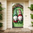 thumbnail image 3 of WIFKLSIIPG Rideau de Porte Festif de Noël pour la Maison, Design Élégant Rouge et Vert pour Entrées, Salons et Fêtes, 3 of 4