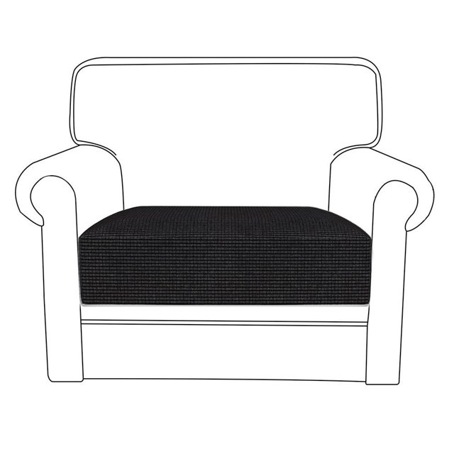 Housses Extensibles pour Coussins de Canapé, Protège-Coussins Réversible, Housses de Protection pour Coussins de Sofa