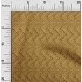 thumbnail image 1 of oneOone Tissu Coton Soie Moutarde Foncé Chevron Bloc Matériel de Robe Tissu Imprimé Tissu au Mètre 42 Pouces de Large, 1 of 4
