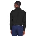 thumbnail image 2 of Harriton Men's Tall Easy Blendâ„¢ Long-Sleeve Twill Shirt with Stain-Release, 2 of 3