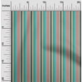 thumbnail image 1 of oneOone Organic Cotton Voile Fabric Multicolor Stripe Printed Craft Fabric BTY 42 Inch Wide, 1 of 3