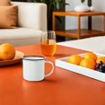 thumbnail image 4 of SHINYPASING 2Pcs Portable White Enamel Coffee Cups with Iron Interior and Handle for Indoor and Camping, 4 of 7