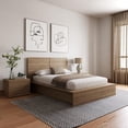 thumbnail image 4 of Nexera James 4-Piece King Bedroom Set, Brown Oak, 4 of 6