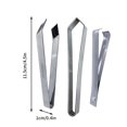 thumbnail image 3 of Wzzjkit Garlic Peeler - 3 Pcs Stainless Garlic Tweezers Easy Faster Multi Functional Garlic Skin Remover Set, 3 of 9