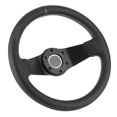 thumbnail image 1 of Volant de Course Volant de Course Volant en Cuir Volant de Remplacement Accessoire Modifié pour Voiture 320 Mm/13 Po pour Style 6 - Demi-Bac Volant de Course en Cuir Noir, 1 of 8