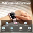 thumbnail image 5 of Montre Intelligente pour Android et iPhone, Montre Intelligente Étanche IP68 pour Femmes et Hommes avec Plus de 100 Modes Sportifs, Traqueur de Mise en Forme de 1,91 Po, Montre Intelligente avec Appel Bluetooth (Répondre/faire des Appels), pour Cadeau Pink, 5 of 5