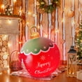 thumbnail image 1 of Christmas Decorations Clearance 60CM Outdoor Christmas Inflatable Decorated Ball Giant Christmas Inflatable Ball Christmas Tree Decorations With Lamp Outdoor Christmas Decorations on Clearance, 1 of 5