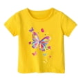 thumbnail image 1 of TZEWGL Hauts pour Tout-Petits Imprimé Graphique Col Rond Manches Courtes Amples Vêtements pour Bébés Taille 6-7T, 1 of 4