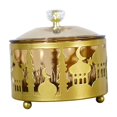 thumbnail image 2 of Rongfmy Sugar Bowl European Canister Seasoning Box for Restaurant Coffee Bar Kitchen Gold, 2 of 9