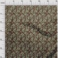 thumbnail image 2 of oneOone Polyester Lycra Fabric Leaves & Floral Artistic Print Fabric BTY 56 Inch Wide, 2 of 4