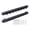 Black, variant on koolsoo Billiard Pool Cue Rack Wood Wall Mount for Billiards Clubs Game Room Players Black