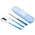 thumbnail image 2 of Cameland Portable Cutlery Set Reusable Camping Utensils For Camping Lunch Work School Easy To Wash, 2 of 7