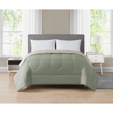 Mainstays Couette Vert Reversible Double/Grand