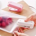 thumbnail image 4 of Dvkptbk Sealing Machine Portable Mini Sealing Machine Plastic Sealing Machine Snack Plastic Bag Sealing Machine Household Hand Pressure Heat Sealing Machine Sealers, 4 of 5