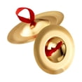 thumbnail image 2 of Cymbales à Main en Cuivre 1 Paire Diamètre 12 cm Mini Cymbales à Doigt de Percussion pour, 2 of 8