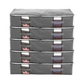 thumbnail image 1 of Storage Bags for Clothes Under Bed Storage Bag 5-Pack Foldable Under Bed Storage for Clothes Blankets and Shoes Large Capacity Storage Containers with Plastic Panel Structure Sturdy Sidewalls, 1 of 7