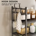 thumbnail image 4 of HCBY Heavy Duty Over Toilet Shelf, 63 Inch 3-Layer Bathroom Storage Rack, Rust Proof Iron Frame with Waterproof Coating, Multi-Purpose Organizer for Toiletries Plants Laundry, 4 of 9