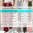thumbnail image 3 of BLVB Womens Winter Fleece Sweatpants Drawstring Waist Joggers Pants Thick Thermal Comfy Lounge Trousers with Pockets, 3 of 5