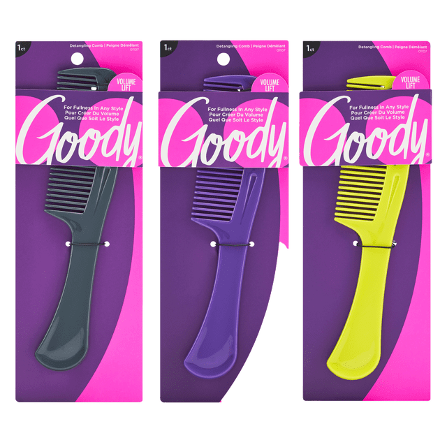 Goody Volume Lift Detangling Comb, Assorted Colors, 1 Count
