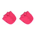 thumbnail image 1 of QualitChoice Simple Design Solid Color False Collar Formal Fashion Chiffon Fake Half Shirt Decorative Detachable Lapel Clothing Decor Rose Red Point 2PCS, 1 of 6