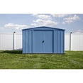 thumbnail image 2 of Arrow Classic 10 x 12 x 6 ft Blue Grey Steel Storage Shed, 2 of 6