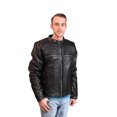 thumbnail image 1 of Classyak Men's Fashion Real Leather Zipper Stylish Moto Jacket, 1 of 2