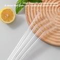 thumbnail image 4 of Leutsin Reusable Glass Straws Set ,Clear Glass Drinking Straws, Straight and Bent Straws for Smoothies, Milkshakes, Juice, Tea ,Reusable Glass Drinking Straw Washable, 4 of 9