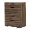 thumbnail image 2 of Commode 5 tiroirs pour Adulte, fini Noyer naturel, collection Holland de Meubles South Shore, 2 of 9