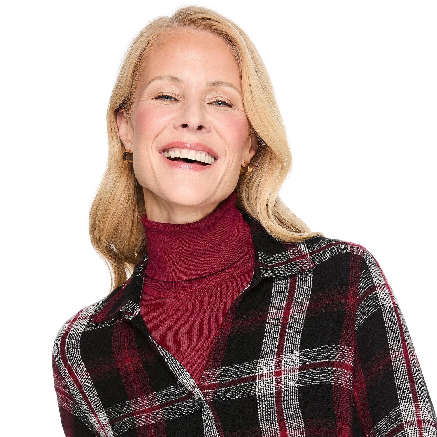 Iyla Women's Plaid Button-Up Shirt