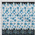 thumbnail image 2 of oneOone Viscose Jersey Fabric Artistic Flower Panel Print Sewing Fabric BTY 60 Inch Wide, 2 of 3
