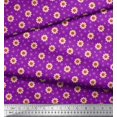 thumbnail image 3 of Soimoi polyester Crepe Fabric Artistic Floral Print Fabric by Yard 52 Inch Wide, 3 of 3