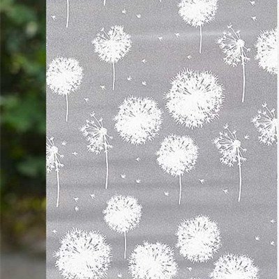Jinsinto Blackout Privacy Window Film, Dandelion Electrostatic Window Film, 60*100CM