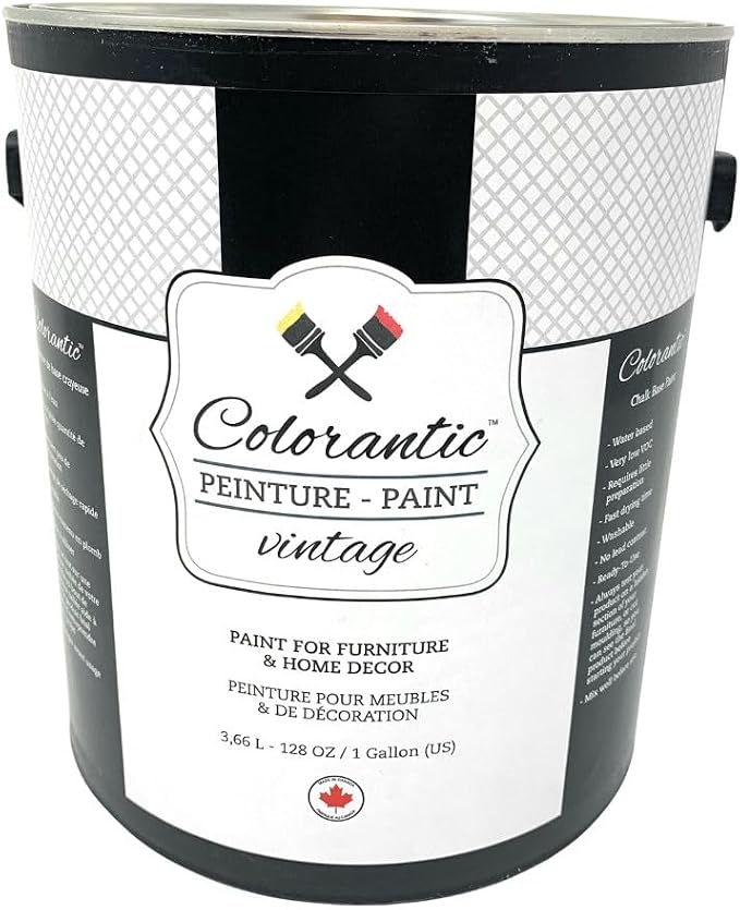 COLORANTIC | Summer Storm Chalk Paint for Furniture | A refreshing and inspiring navy blue | 128 oz Gallon