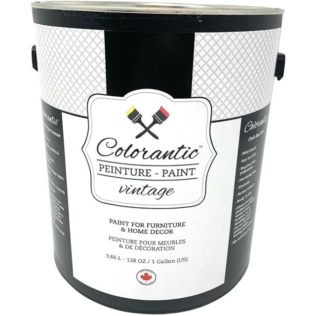 COLORANTIC | Summer Storm Chalk Paint for Furniture | A refreshing and inspiring navy blue | 128 oz Gallon