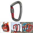thumbnail image 4 of jinwen Climbing Carabiner Carabiners Dog Leash Rescuing Fall Protection 25KN Grey, 4 of 9