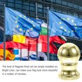 thumbnail image 4 of Milisten Flagpole Finial Ball Flag Pole Ball Topper Ornament Flagpole Top Replacement, 4 of 6