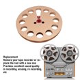 thumbnail image 3 of Empty Tape Reel, 1/4 7 Inch Aluminum Metal Reel, Aluminum Alloy Universal Open Reel Sound Tape Empty Take Up Reel, for  Studer Universal Opening Machine Parts, 3 of 7