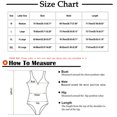 thumbnail image 2 of Womens One Piece Swimsuits Shirred Tummy Control Swimwear Tight Hip Wrap Monokinis Bathing Suits, 2 of 3