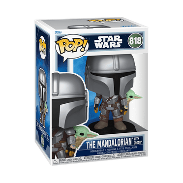 Funko Pop! Star Wars: Mandalorian & Grogu - Mandalorian with Grogu (On Back)