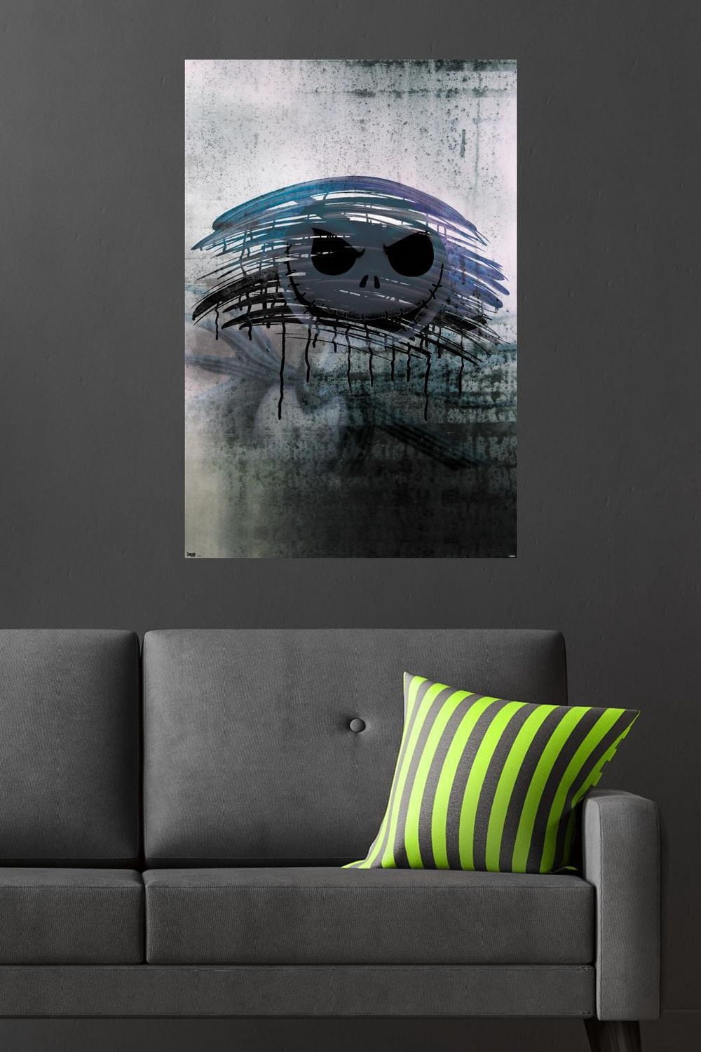Disney Tim Burton's The Nightmare Before Christmas - Jack Mirror Wall Poster, 22.375" x 34"