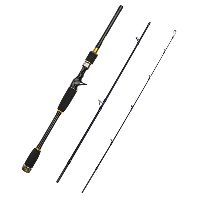 Portable 4-Section Spinning/Casting Fishing Rods Carbon Fiber Telescopic Fishing Pole