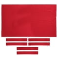 thumbnail image 3 of 8ft/7ft Billiard Pool Table Cloth Snooker Felt Cushion Replacement - 8ft Red, 3 of 8