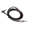 thumbnail image 3 of Headphone Upgrade Cable, 4.9ft Gold Plated Plug Oxygen Free Copper Prevent Stethoscope Effect Headphone  Sound Cable With Mic For WH CH900N, 3 of 8
