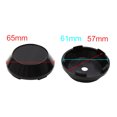 thumbnail image 4 of Unique Bargains 4 Pcs 65mm Dia 4 Clips Car Wheel Tyre Center Hub Caps Covers Protector Black, 4 of 4